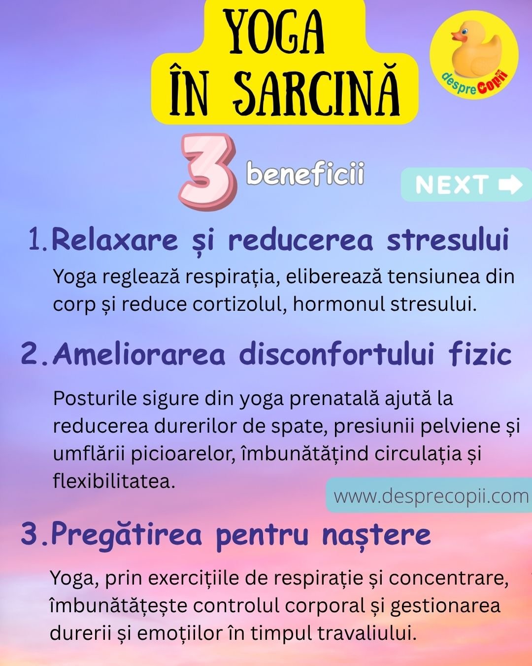 yoga in sarcina beneficii